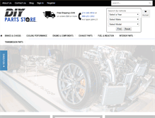 Tablet Screenshot of diypartsstore.com